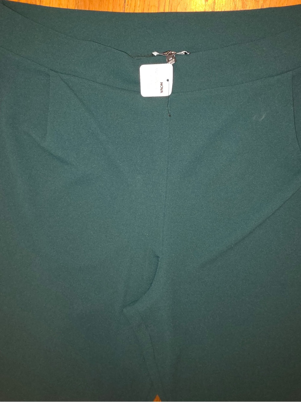 Teal Wide-Leg Pants Suit with Tie-Waist - Picture 5 of 10